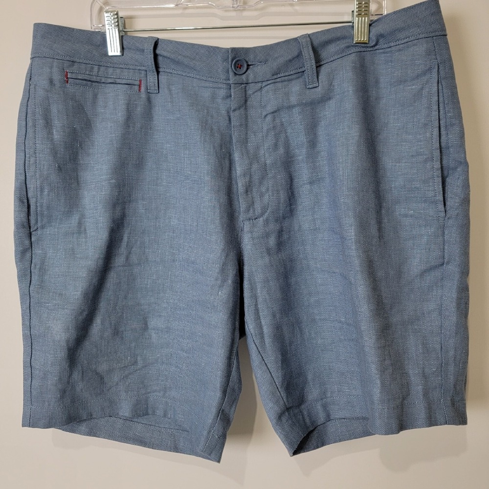UNTUCKit St. Julien Shorts Mens‎ 36 Linen Blend Chino Performance Golf